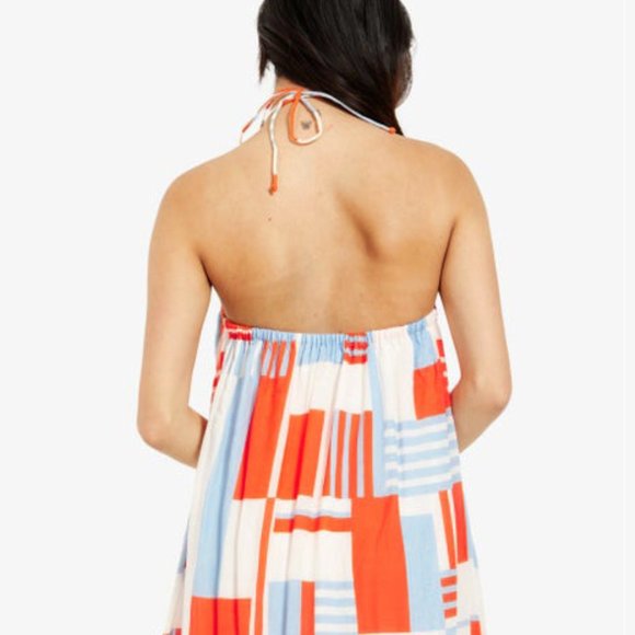 Faithfull the Brand | Asturias Geo Print Halter Maxi Dress | NWT - Picture 5 of 9